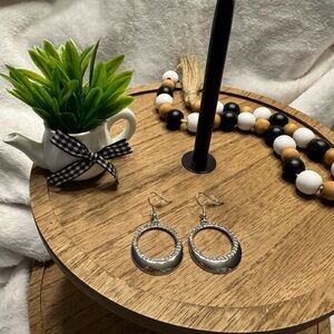 Silver Hoop Earrings